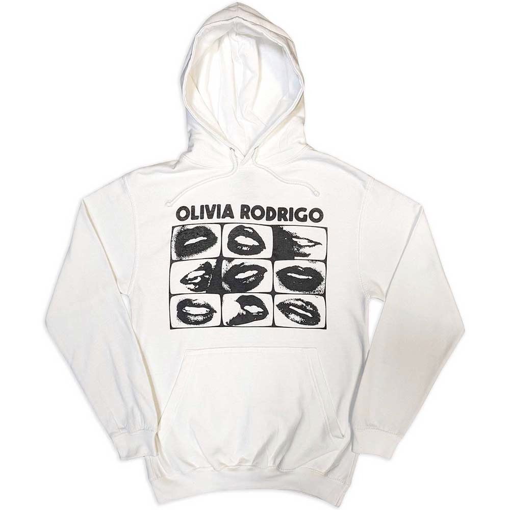 Olivia Rodrigo - Threshold Lips Grid Hoodie/trui - Wit